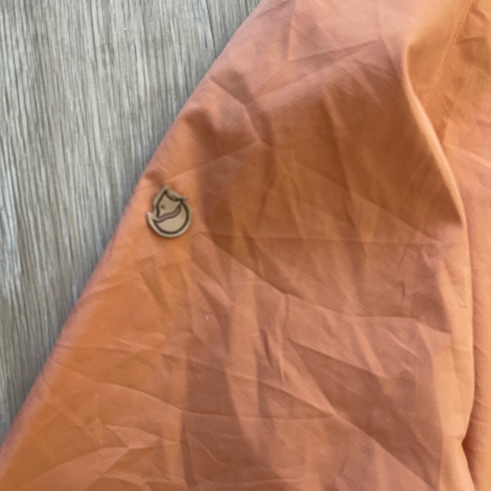 Fjällräven Abisko Hike Shirt W Orange Button Front Size M - Picture 6 of 6